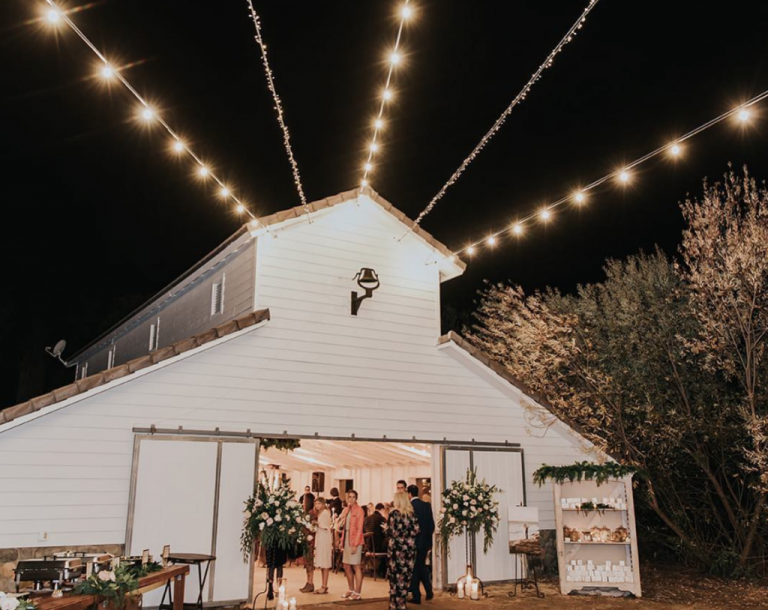 white winter barn is the last for our temecula wedding venues list